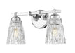Z-Lite Canada - Two Light Vanity - Andree - Chrome- Union Lighting Luminaires Decor
