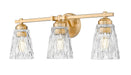 Z-Lite Canada - Three Light Vanity - Andree - Modern Gold- Union Lighting Luminaires Decor