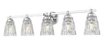 Z-Lite Canada - Five Light Vanity - Andree - Chrome- Union Lighting Luminaires Decor