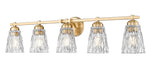 Z-Lite Canada - Five Light Vanity - Andree - Modern Gold- Union Lighting Luminaires Decor