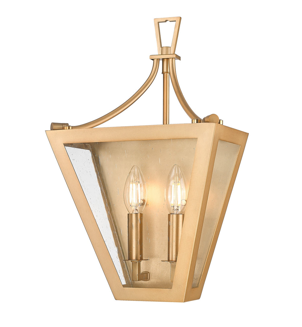 Z-Lite Canada - Two Light Wall Sconce - Montalcino - Rubbed Brass- Union Lighting Luminaires Decor