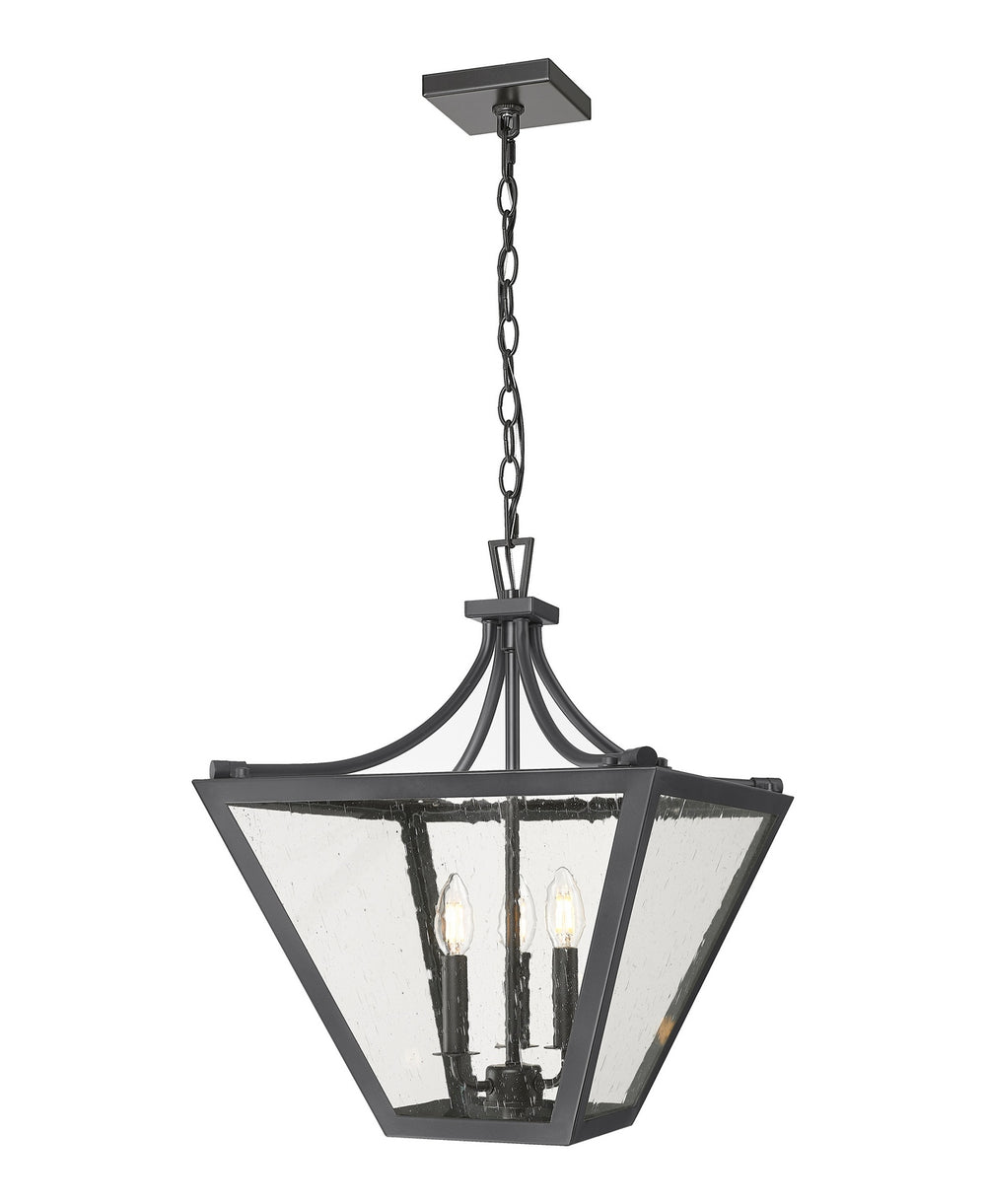 Z-Lite Canada - Three Light Chandelier - Montalcino - Iron Ore- Union Lighting Luminaires Decor