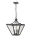 Z-Lite Canada - Three Light Chandelier - Montalcino - Iron Ore- Union Lighting Luminaires Decor