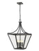Z-Lite Canada - Four Light Chandelier - Montalcino - Iron Ore- Union Lighting Luminaires Decor