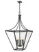 Z-Lite Canada - Six Light Chandelier - Montalcino - Iron Ore- Union Lighting Luminaires Decor
