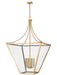Z-Lite Canada - Eight Light Chandelier - Montalcino - Rubbed Brass- Union Lighting Luminaires Decor