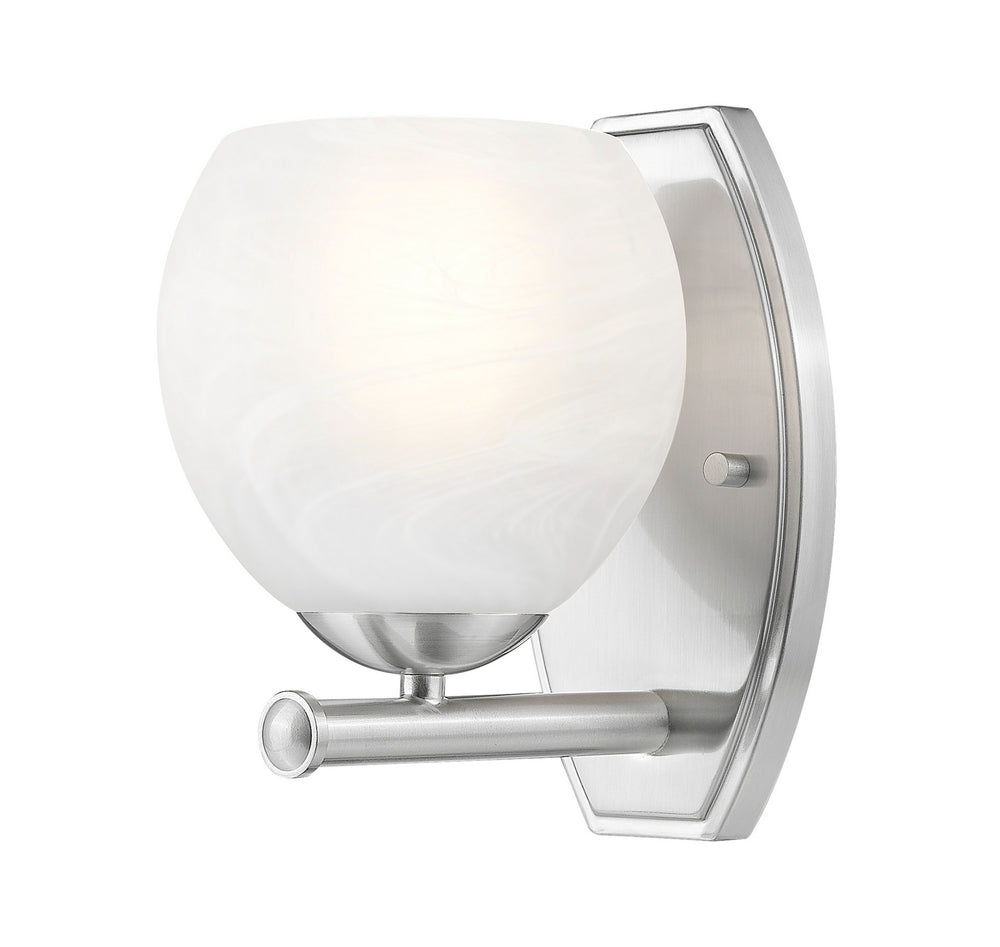 Z-Lite Canada - One Light Wall Sconce - Colette - Brushed Nickel- Union Lighting Luminaires Decor