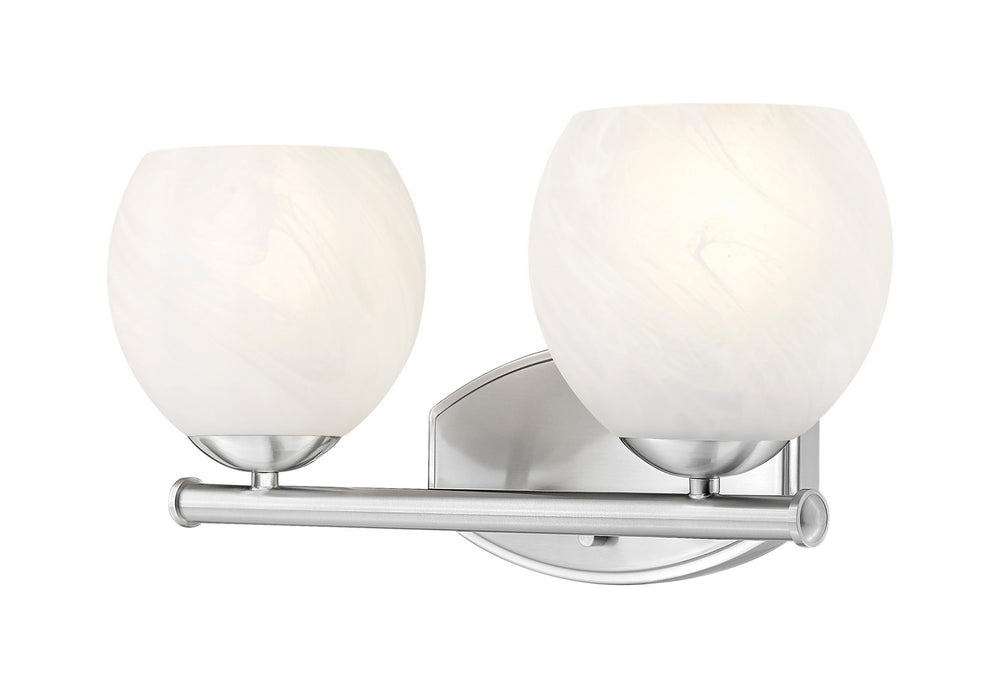 Z-Lite Canada - Two Light Vanity - Colette - Brushed Nickel- Union Lighting Luminaires Decor