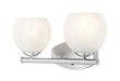 Z-Lite Canada - Two Light Vanity - Colette - Brushed Nickel- Union Lighting Luminaires Decor