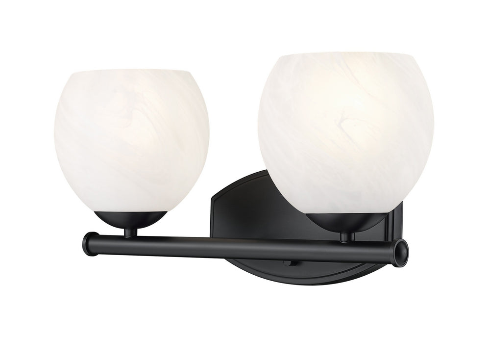 Z-Lite Canada - Two Light Vanity - Colette - Matte Black- Union Lighting Luminaires Decor