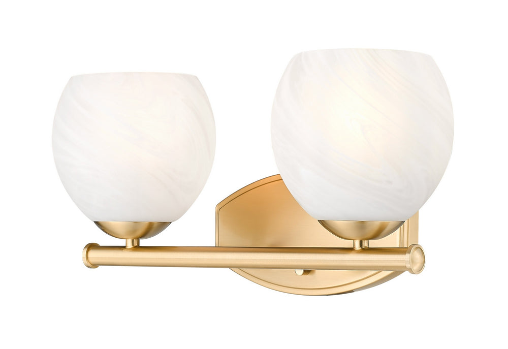 Z-Lite Canada - Two Light Vanity - Colette - Modern Gold- Union Lighting Luminaires Decor