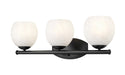 Z-Lite Canada - Three Light Vanity - Colette - Matte Black- Union Lighting Luminaires Decor