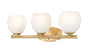 Z-Lite Canada - Three Light Vanity - Colette - Modern Gold- Union Lighting Luminaires Decor