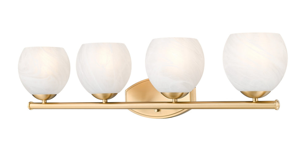 Z-Lite Canada - Four Light Vanity - Colette - Modern Gold- Union Lighting Luminaires Decor
