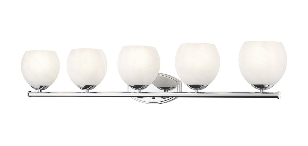 Z-Lite Canada - Five Light Vanity - Colette - Chrome- Union Lighting Luminaires Decor