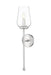 Z-Lite Canada - One Light Wall Sconce - Dominique - Brushed Nickel- Union Lighting Luminaires Decor