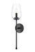 Z-Lite Canada - One Light Wall Sconce - Dominique - Matte Black- Union Lighting Luminaires Decor