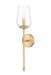 Z-Lite Canada - One Light Wall Sconce - Dominique - Modern Gold- Union Lighting Luminaires Decor