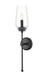 Z-Lite Canada - One Light Wall Sconce - Clara - Matte Black- Union Lighting Luminaires Decor