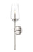 Z-Lite Canada - One Light Wall Sconce - Clara - Polished Nickel- Union Lighting Luminaires Decor