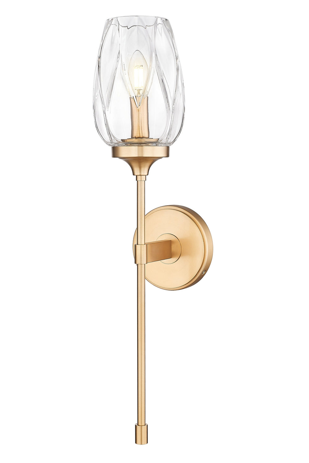 Z-Lite Canada - One Light Wall Sconce - Cassian - Modern Gold- Union Lighting Luminaires Decor