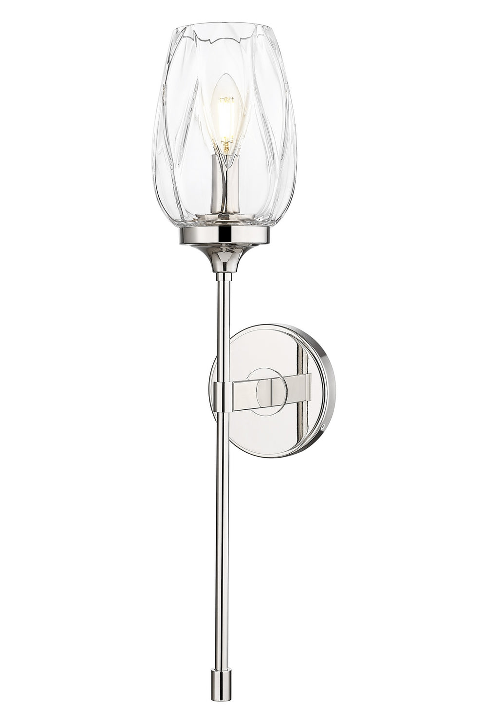 Z-Lite Canada - One Light Wall Sconce - Cassian - Polished Nickel- Union Lighting Luminaires Decor