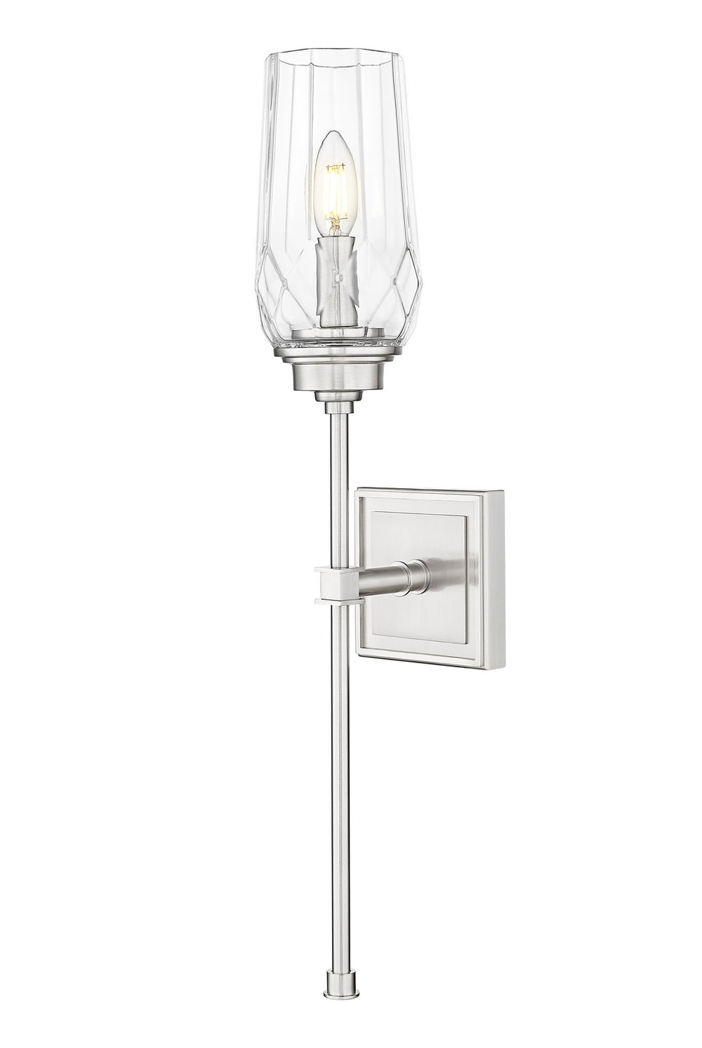 Z-Lite Canada - One Light Wall Sconce - Cosmo - Brushed Nickel- Union Lighting Luminaires Decor