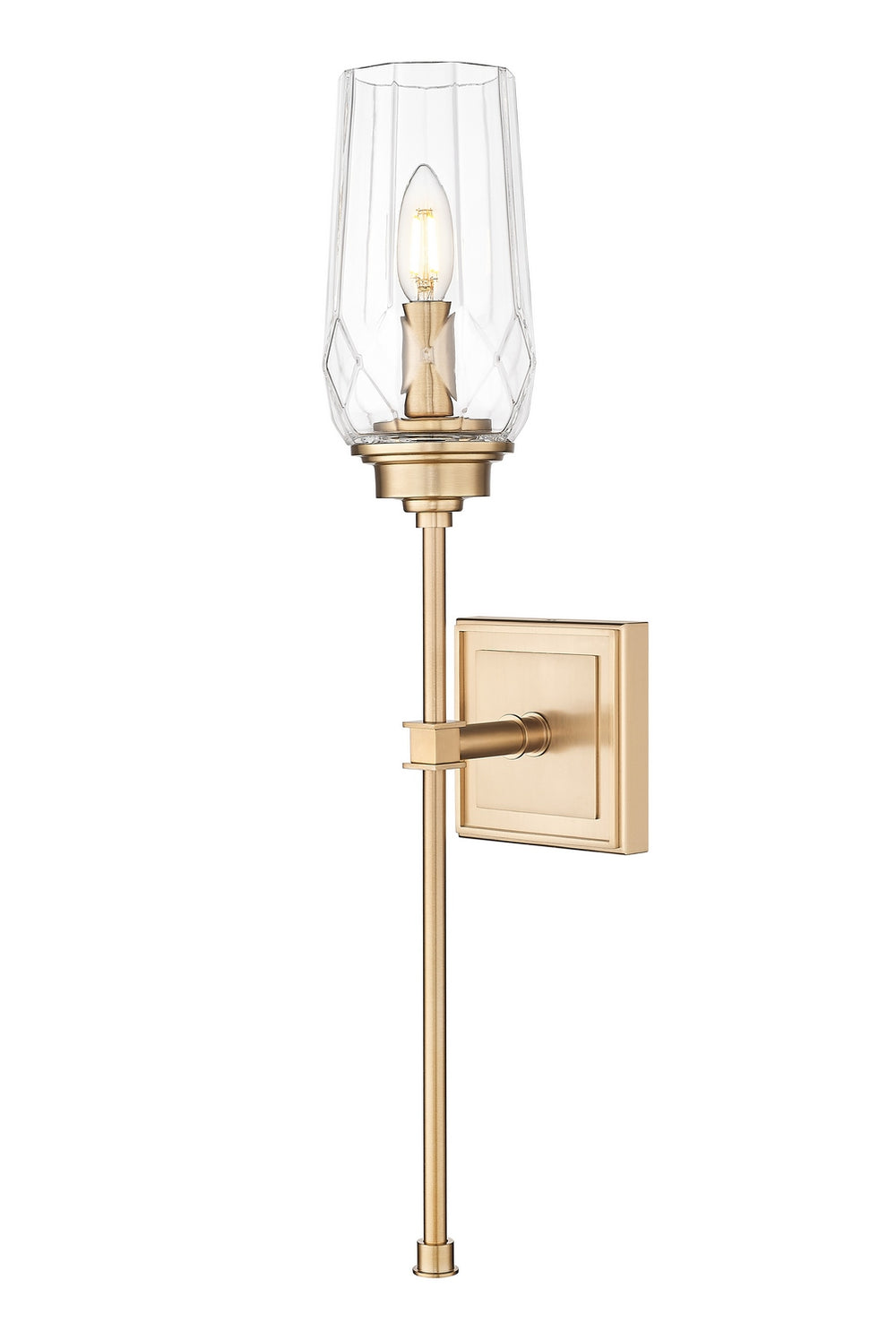 Z-Lite Canada - One Light Wall Sconce - Cosmo - Modern Gold- Union Lighting Luminaires Decor