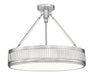 Z-Lite Canada - LED Semi Flush Mount - Quinn - Satin Nickel- Union Lighting Luminaires Decor