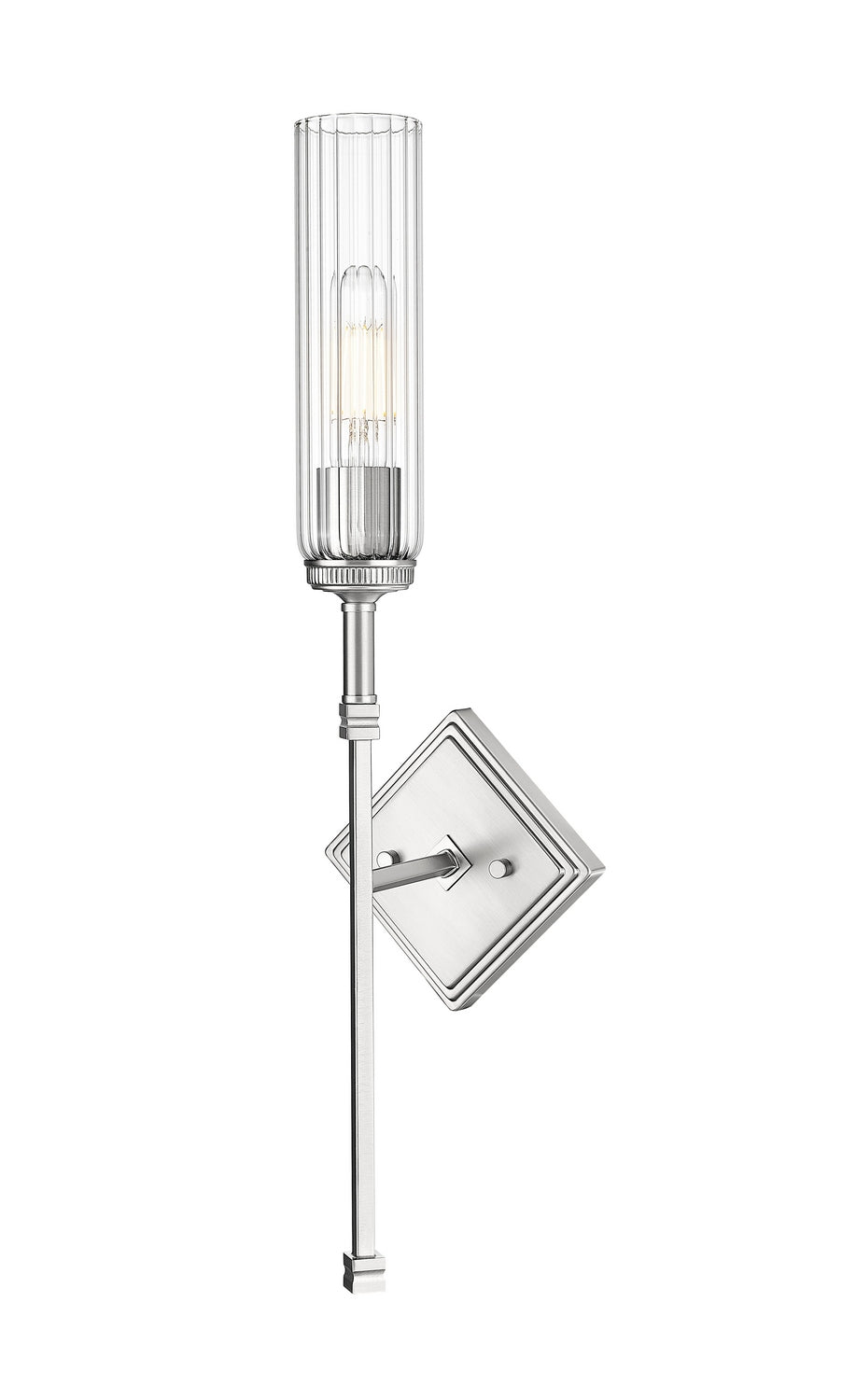 Z-Lite Canada - One Light Wall Sconce - Esme - Brushed Nickel- Union Lighting Luminaires Decor