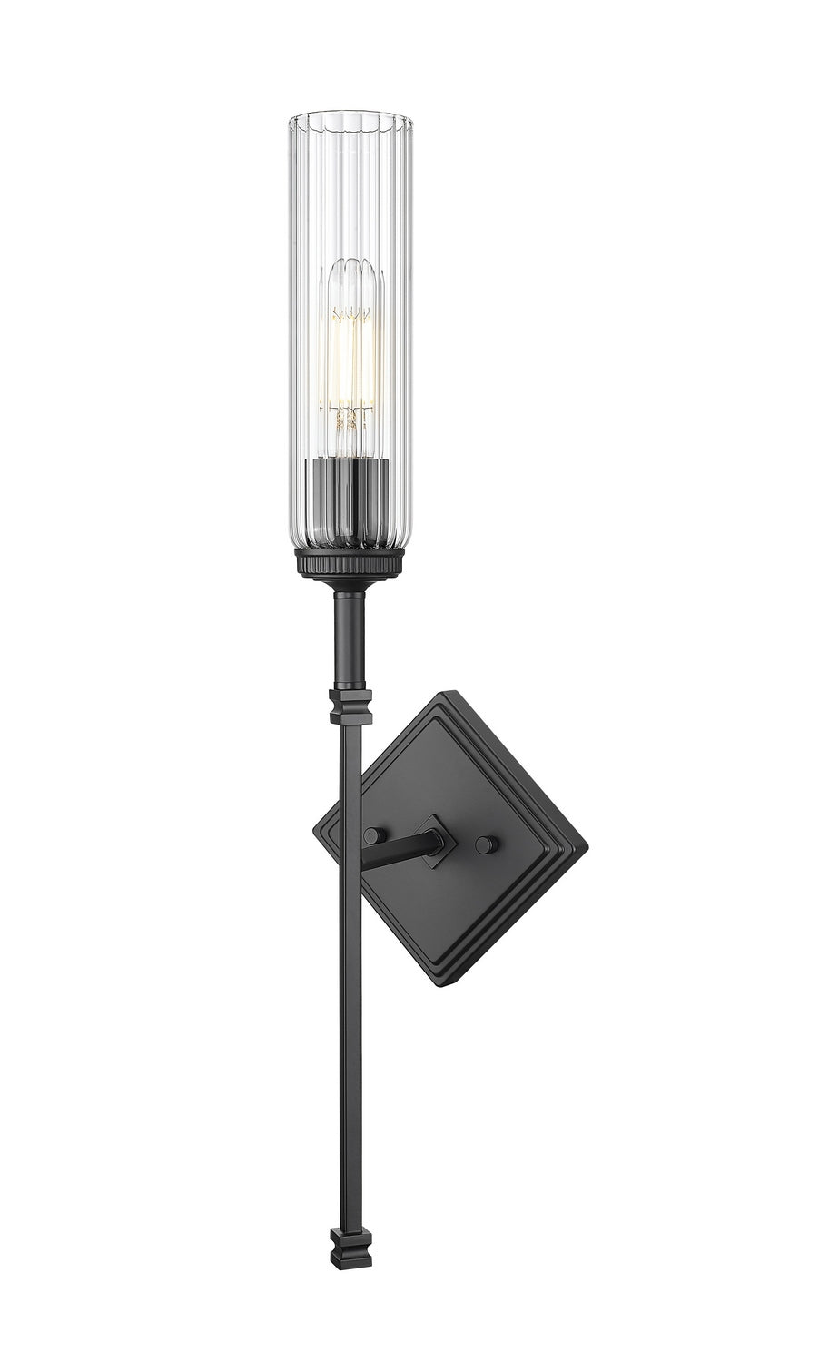 Z-Lite Canada - One Light Wall Sconce - Esme - Matte Black- Union Lighting Luminaires Decor