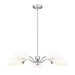 Z-Lite Canada - Five Light Chandelier - Breton - Brushed Nickel- Union Lighting Luminaires Decor