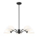 Z-Lite Canada - Five Light Chandelier - Breton - Matte Black- Union Lighting Luminaires Decor