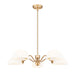 Z-Lite Canada - Five Light Chandelier - Breton - Modern Gold- Union Lighting Luminaires Decor