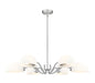 Z-Lite Canada - Six Light Chandelier - Breton - Brushed Nickel- Union Lighting Luminaires Decor