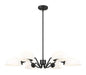 Z-Lite Canada - Six Light Chandelier - Breton - Matte Black- Union Lighting Luminaires Decor