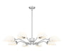 Z-Lite Canada - Eight Light Chandelier - Breton - Brushed Nickel- Union Lighting Luminaires Decor