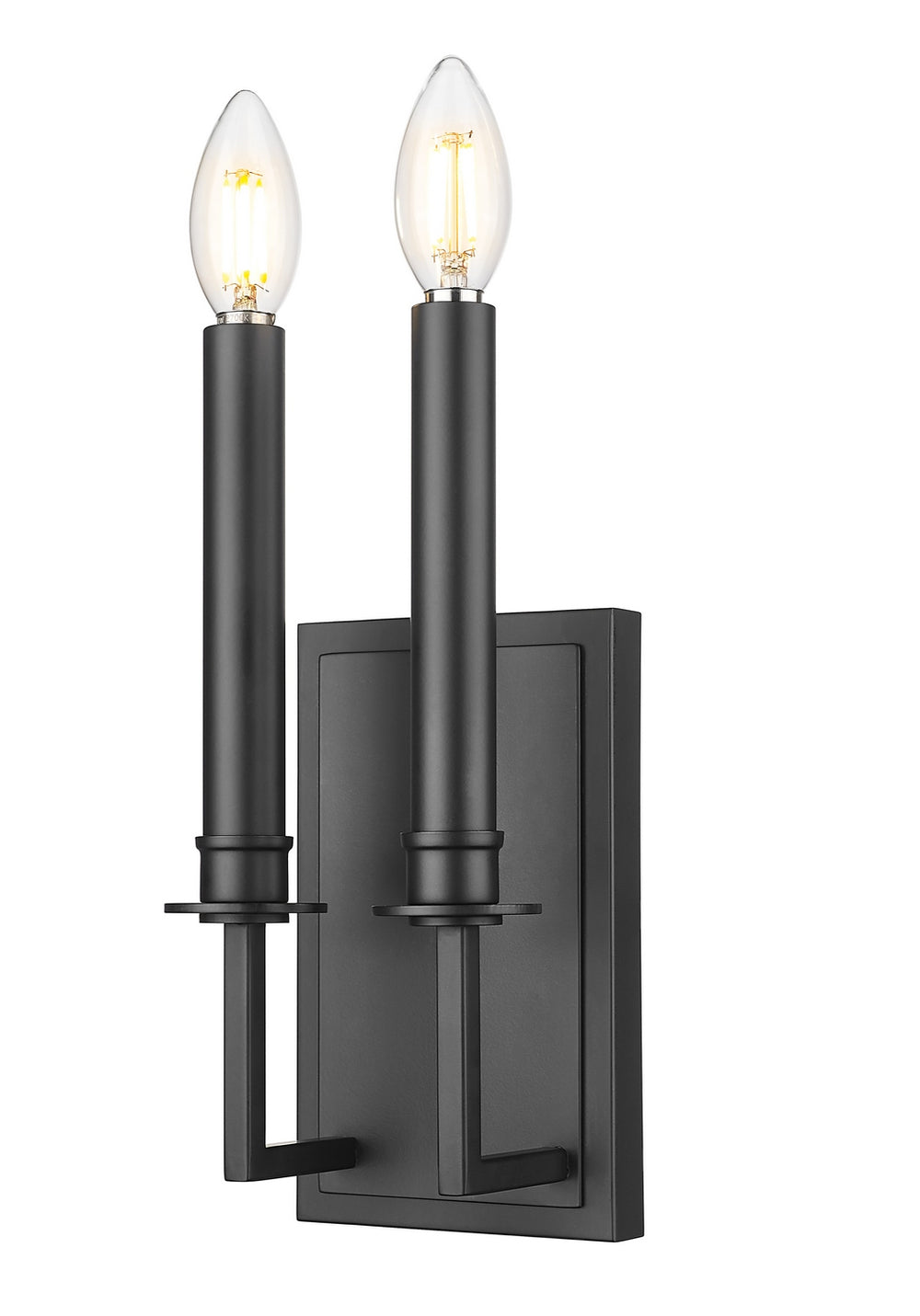 Z-Lite Canada - One Light Wall Sconce - Orson - Matte Black- Union Lighting Luminaires Decor