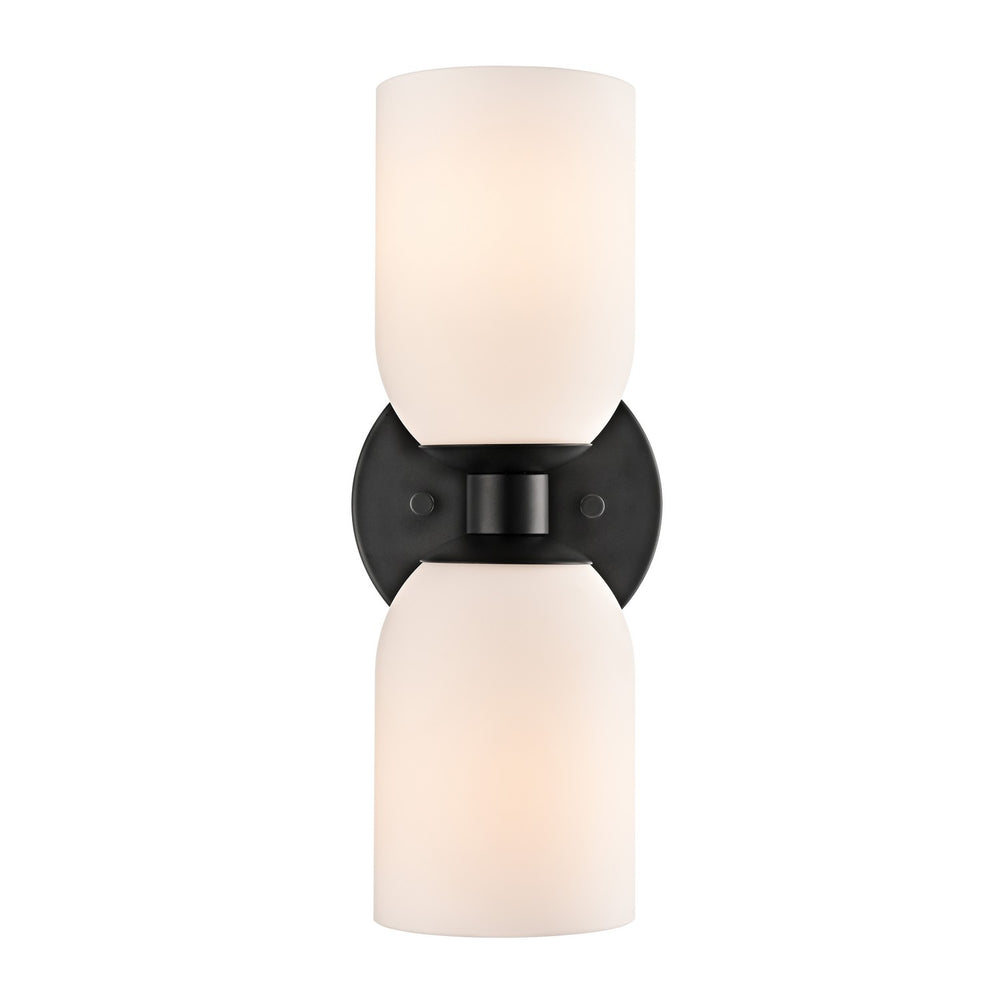 DVI Canada - Two Light Wall Sconce - Ratik - Ebony- Union Lighting Luminaires Decor