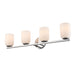 DVI Canada - Four Light Vanity - Ratik - Chrome- Union Lighting Luminaires Decor