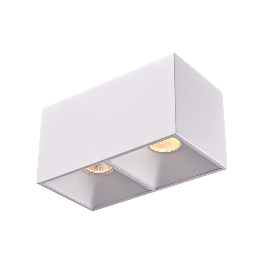 DVI Canada - Two Light Flushmount - Severn - Multiple Shades- Union Lighting Luminaires Decor