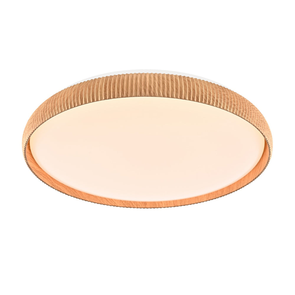 DVI Canada - LED Flushmount - Fundy - Natural Wood- Union Lighting Luminaires Decor