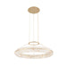 DVI Canada - LED Pendant - Beignet - Champagne Gold- Union Lighting Luminaires Decor