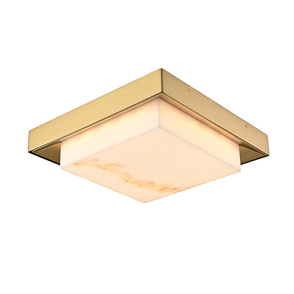 DVI Canada - LED Flushmount - Topaz - Champagne Gold- Union Lighting Luminaires Decor