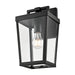 DVI Canada - One Light Outdoor Wall Sconce - Banff - Black- Union Lighting Luminaires Decor