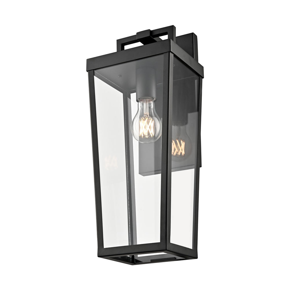 DVI Canada - One Light Outdoor Wall Sconce - Banff - Black- Union Lighting Luminaires Decor