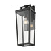 DVI Canada - One Light Outdoor Wall Sconce - Banff - Black- Union Lighting Luminaires Decor
