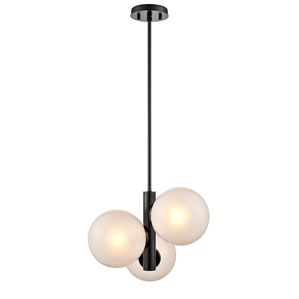 DVI Canada - Three Light Pendant - Escarpment - Ebony- Union Lighting Luminaires Decor