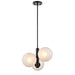 DVI Canada - Three Light Pendant - Escarpment - Ebony- Union Lighting Luminaires Decor