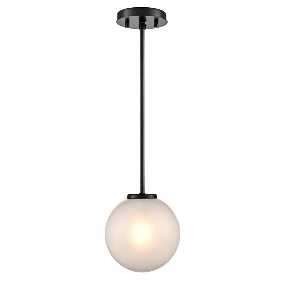 DVI Canada - One Light Pendant - Escarpment - Ebony- Union Lighting Luminaires Decor